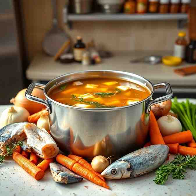 Fish Bone Broth Savor Barbadian Sea Flavors